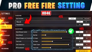 Free fire setting full details in tamil || Headshot sensitivity 🔥 || One tap setting tamil ✅