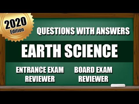 Entrance Exam Reviewer 2020 | Common Questions with Answer in Science - Earth Science | PART 1