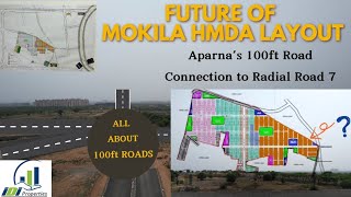 Mokila HMDA Layout 100ft Road Connecting to Radial Road 7 | Golden Triangle of Hyderabad Real Estate