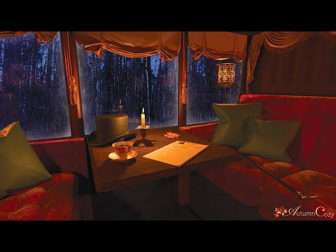 Moody Carriage Ride on a Rainy Victorian Era Night: Rainstorm Ambience for Sleep