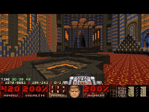 Doom II: Sunder - Map 15 (Babylon's Chimera) UV-Max in 1:27:02