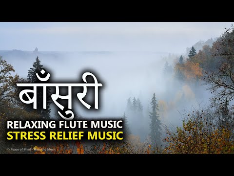 Relaxing Flute Music for Stress Relief (बाँसुरी) l Peaceful Music l Soothing Flute Meditation