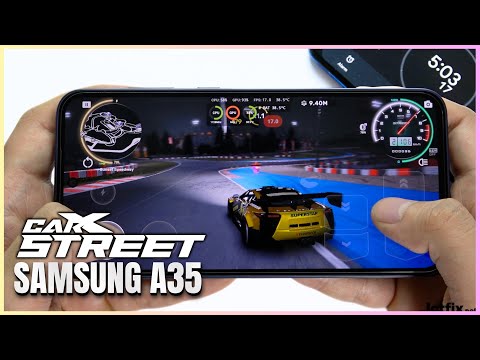 Samsung Galaxy A35 CarX Street Gaming test Update | Exynos 1380, 120Hz Display