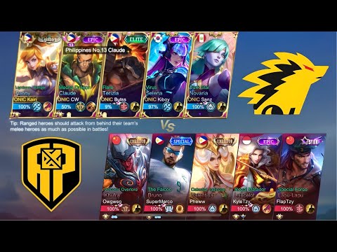 5v5 GLOBAL YOUTUBER ONIC ID Vs AP. BREN !! (Super INTENSE MATCH!)