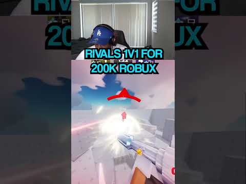 I 1v1'd The CREATOR Of RIVALS For 200K ROBUX #roblox #shorts