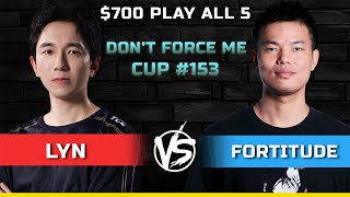 WC3 | $700 Play All 5 | [ORC] Lyn vs Fortitude [HU] | Don't Force Me Cup #153