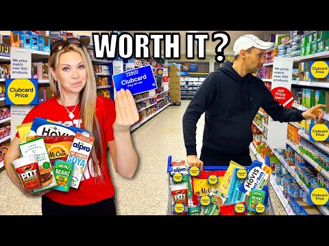 ONLY buying TESCO CLUBCARD food offers! CHEAP GROCERY SHOPPING HAUL!