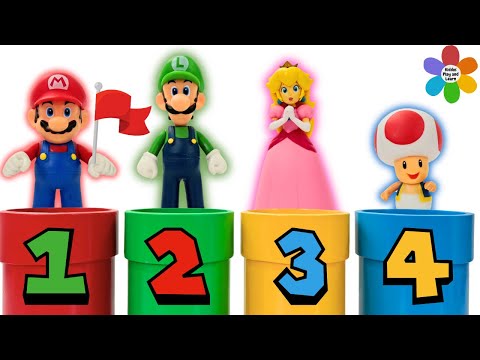 Super Mario Bros Movie Advent Calendar with Luigi | Fun Learning Video For Kids