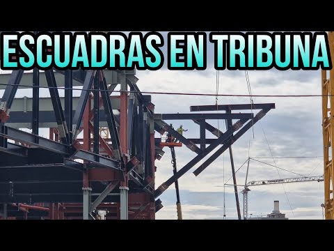 🔴OBRAS CAMP NOU (2 de Octubre)⚠️Comienzan a colocar escuadras en Tribuna