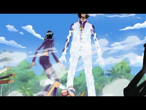 Straw Hats vs Aokiji | One Piece (English Sub)