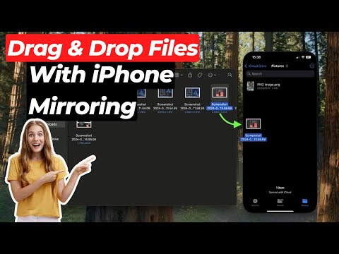 iOS 18.1 iPhone Mirroring: Effortless Drag and Drop | Drag and Drop Files With iPhone Mirroring