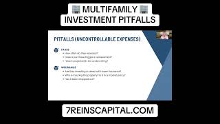 Multifamily Investment Pitfalls