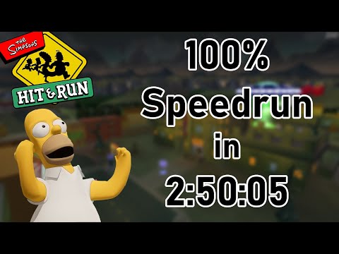 The Simpsons: Hit & Run 100% Speedrun 2:50:05