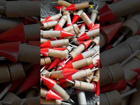 How Rocket are made in Fireworks Factory #crackersmaking #sivakasicrackersonline #diwali2024