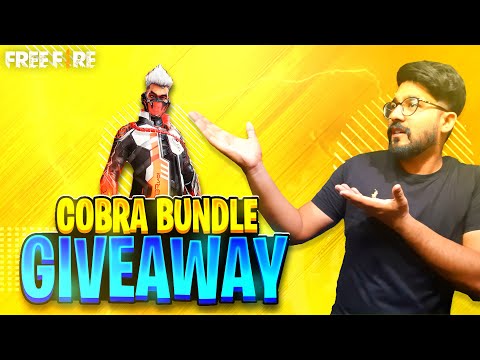 Giveaway Cobra Bundle Redeem Code || Custom Giveaway Cobra Bundle || Free Fire Live Giveaway