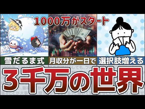 【ゆっくり解説】資産3000万円になるとどうなる？アッパーマス層ってどんな人？【貯金 節約】