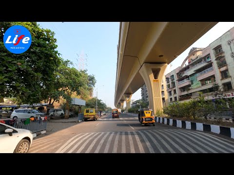 4K Drive in Navi Mumbai - Morning Drive - From Thane to Kharghar