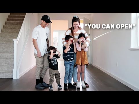 SURPRISING our kids with a NEW HOUSE! *emotional