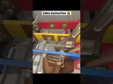 How to Cable Busbar Connection 😭▶️ | Cable Busbar Connection #shorts