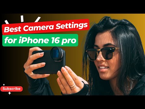 Best Camera Settings for iPhone 16 Pro | iPhone 16 pro:Max Camera settings