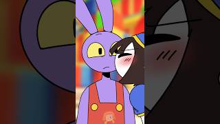 Pomni Kiss Jax💋 - TADC The amazing digital circus animation #theamazingdigitalcircus #shorts