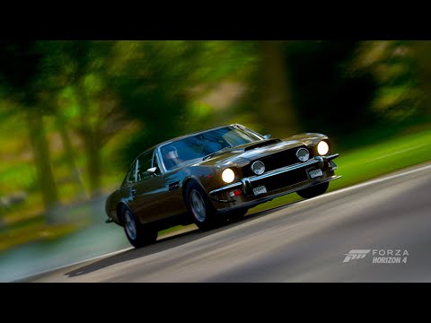 Roaring Aston Martin V8 - Forza Horizon 4 | Logitech G29 | #gaming #car #new