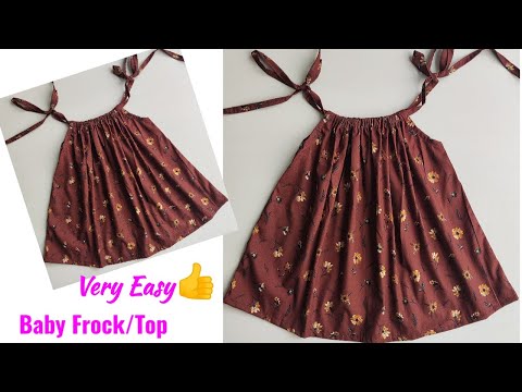 Very Easy Baby Frock Cutting and stitching | Yoke Baby Frock cutting and stitching