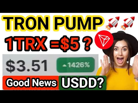 TRX Coin bullish News And Why Tron is puming | Today trx coin analysis and what is tron usdd coin ?