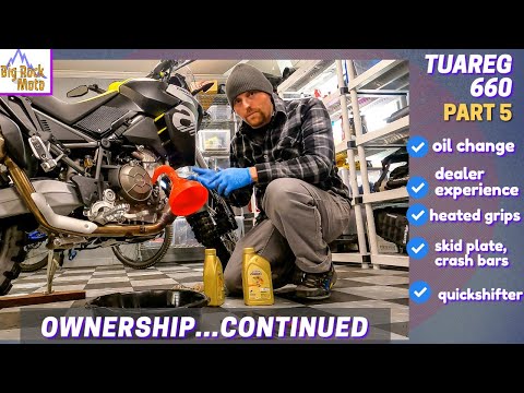 Aprilia Tuareg 660 First Service & Accessories (EP.5)