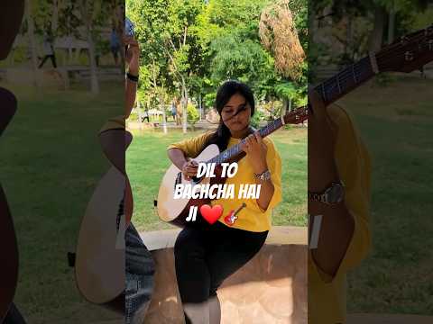 Dil to bachcha hai ji ❤️ #rahatfatehalikhan #fingerstyleguitar #duet #bollywoodsongs #explorepage