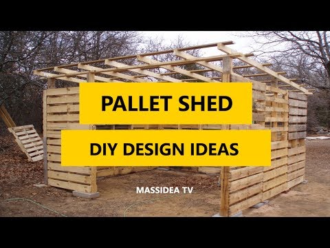 45+ Best Pallet Shed DIY Design Ideas 2018