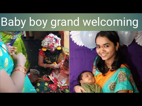 Baby boy grand welcoming