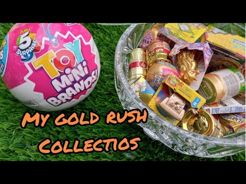 Toy Mini Brands Gold Rush Collections | Unboxing