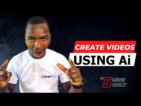 Create Video using Ai as a Beginner | How to create content on TikTok, YouTube and Facebook in 2024