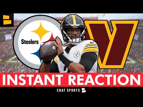 Steelers News: INSTANT REACTION After 28-27 WIN vs. Commanders | Russ To Mike Williams FOR THE WIN!