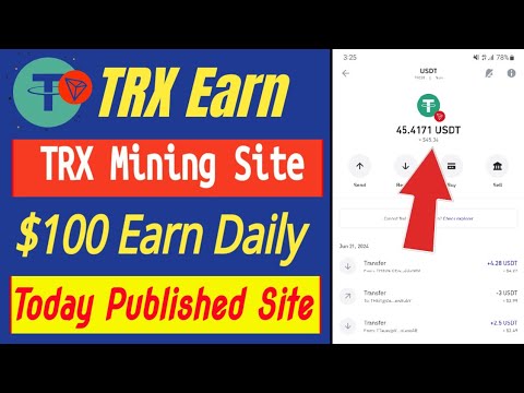 TRONMSM New trx Mining Site 🔥 Get 10000 trx Instant Bonus | Trx mining site 2024