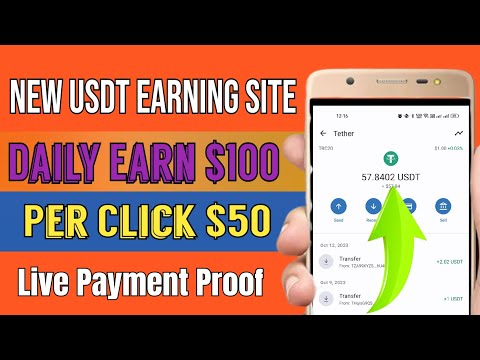 Per Day 100 USDT earning website, Make many on mobile at home, shopping mall income