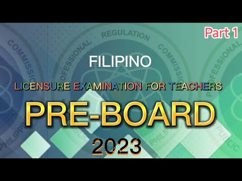 FILIPINO PRE-BOARD 2023 LET REVIEWER