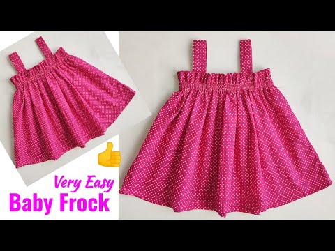 Very Easy Baby Frock cutting and stitching For 6 Month Baby | Baby Frock design