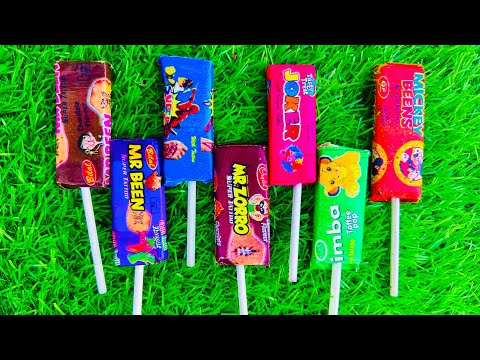 Some popular Candies in the World | New Milk Bottle | mini Cooking | Ice Cream Pop It | Asmr Coca