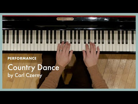 Country Dance - Czerny (page 35, Literature for the Piano Book 1)