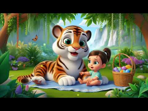 Baby Tiger's Wild Jungle Fun | Fun & Simple Song for Kids