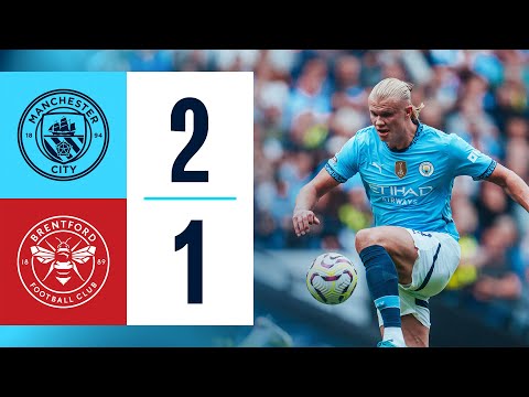 Highlights! Man City 2-1 Brentford | Haaland stings the Bees with decisive winning double.