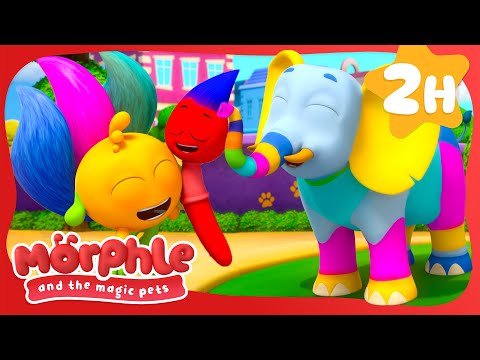 Morphle Becomes a Paintbrush | Mila & Morphle Stories and Adventures for Kids | Moonbug Kids