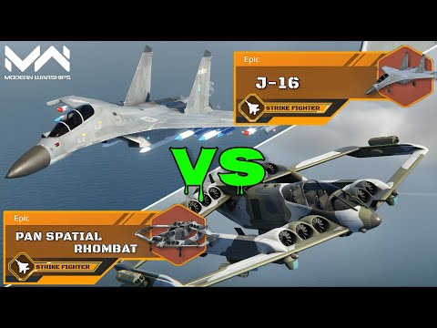 VIP Striker Comparison | Rhombat VS J-16 | Modern Warships