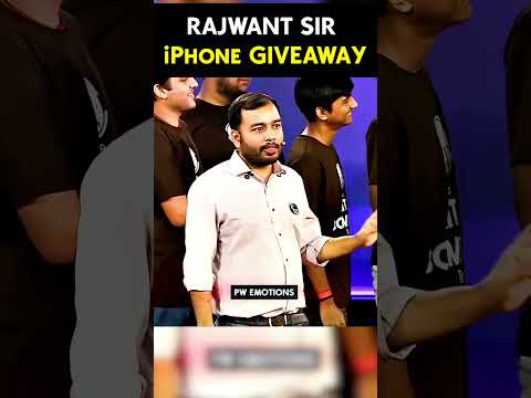 iPhone Giveaway to Students🔥ft. Rajwant Sir