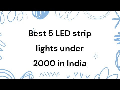 5 Best LED strip lights under 2000 in India 2024 | Online Shopping | Reviews