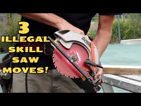 3 Illegal Circular Saw Tricks.....and a safer way to do them!!!