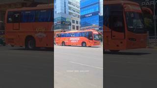 Orange Army Heading towards Airpor #viral #busshorts #sunrisers#orange #orangearmy #indianbusgallery