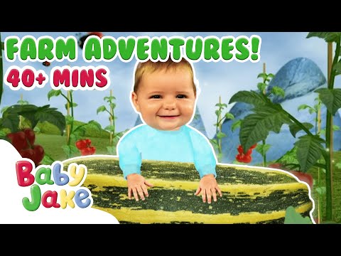 @BabyJakeofficial - 🚜 Baby Jake's Vegetable Farm 🌽 | 40+ MINS | Yacki Yacki Yoggi